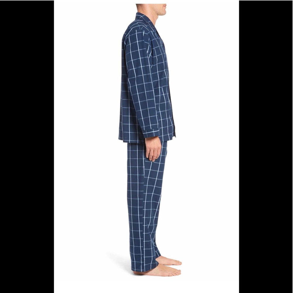 NORDSTROM’S MEN’S SHOP POPLIN PJ SET, SIZE XL, NWT - Picture 3 of 7